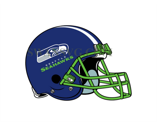 Seattle Seahawks Football Helmet Svg Digital File