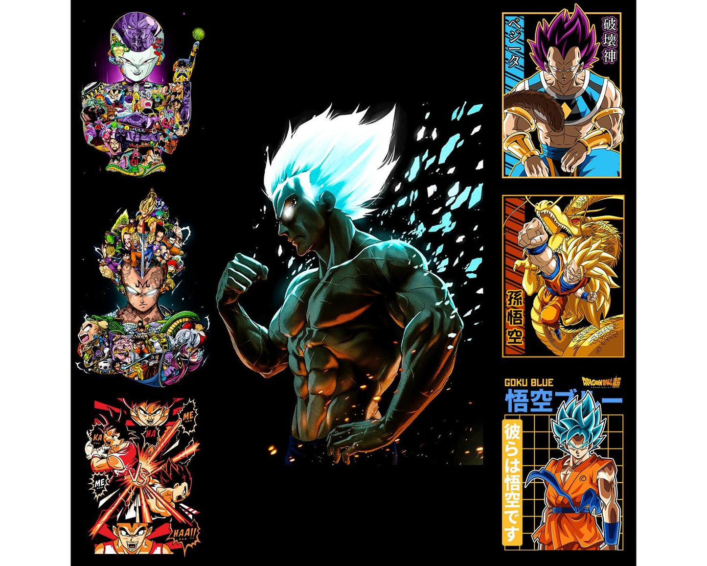 45000 Anime Design Bundle CLEAR Background, Perfect for Print on Demand