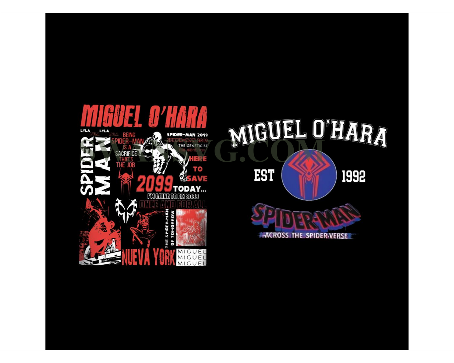 Miguel OHara Svg, Miguels Biggest Reveal, Spiderman 2099 Svg