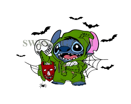 Stitch Cosplay Oogie Boogie PNG Sublimation File