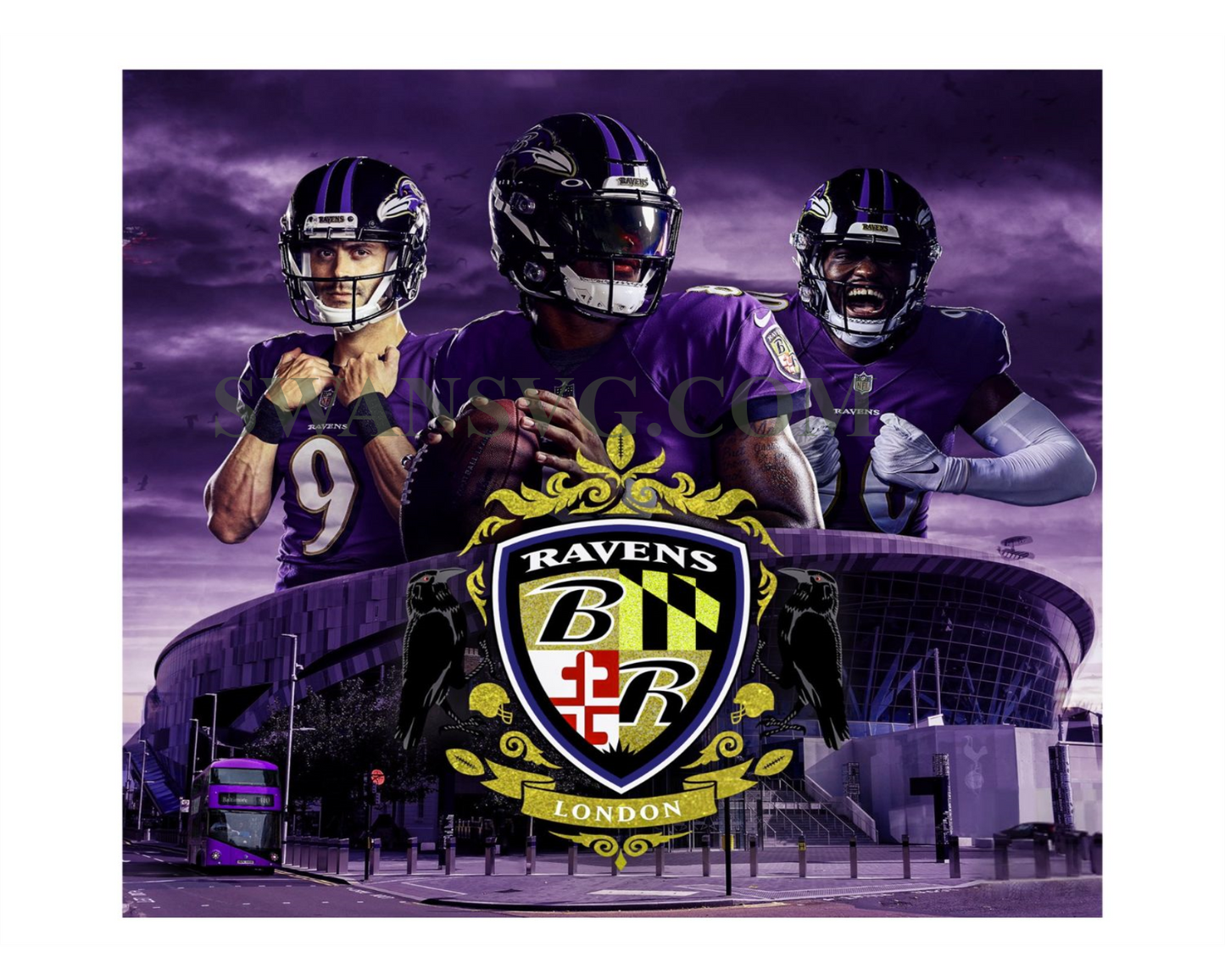 Baltimore Ravens Bundle Svg, Ravens Svg, Ravens logo svg, Nfl svg