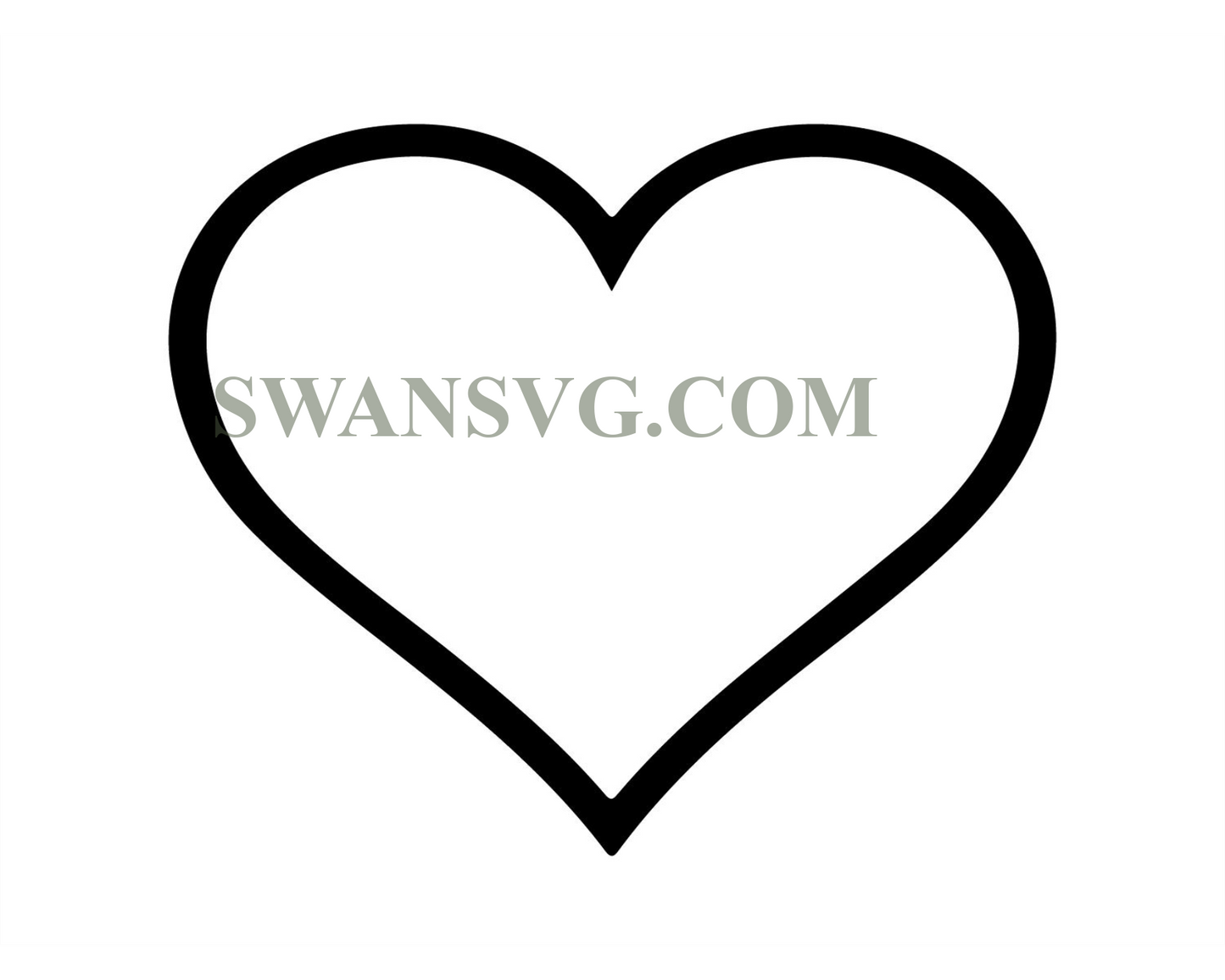 Heart SVG, Simple Heart SVG , Love SVG