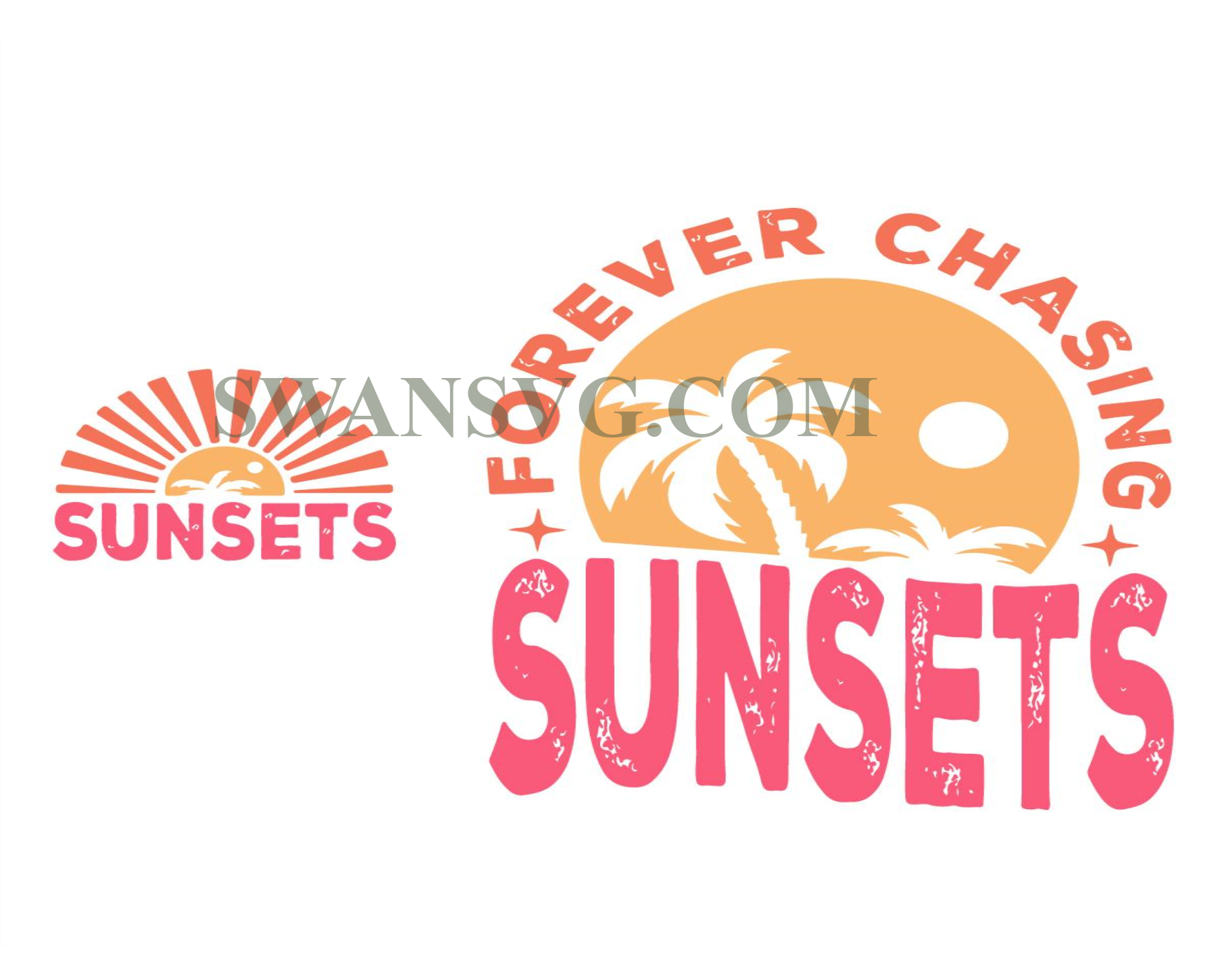 Forever Chasing Sunsets SVG PNG Retro Summer Svg Retro Beach – SwanSvg