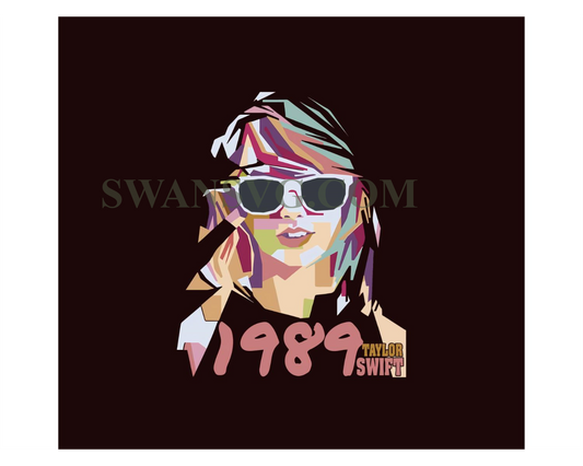 1989 Taylor Swift Eras Tour Png Silhouette Sublimation Files, fan gift