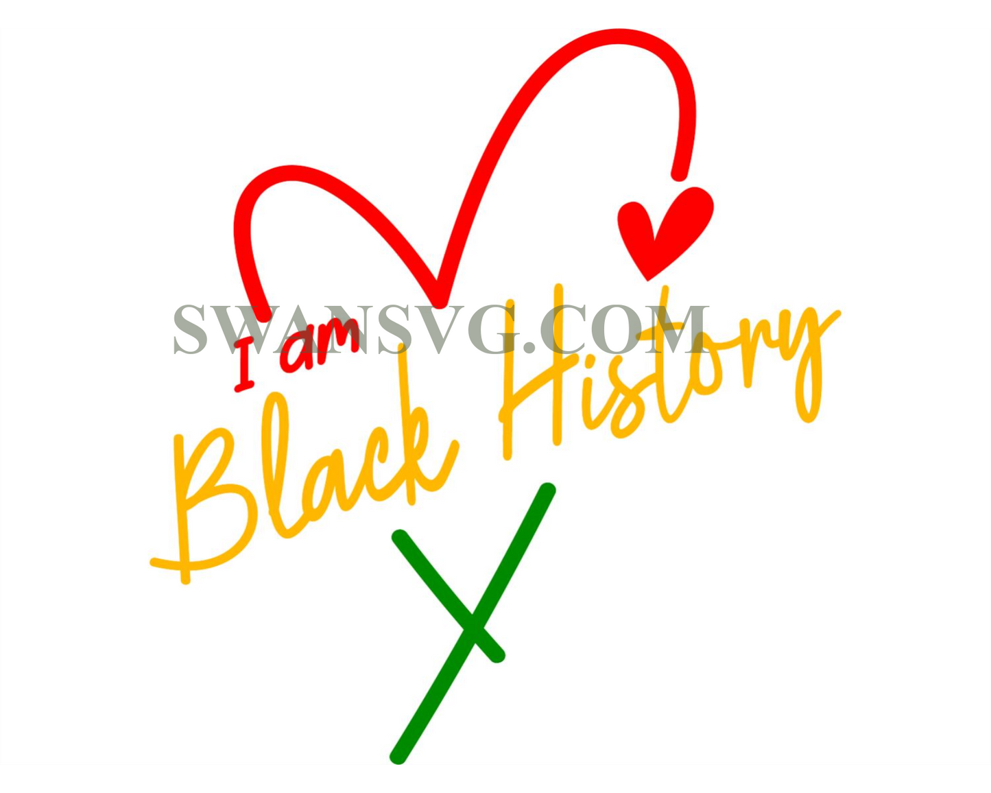 I Am Black History Svg Sublimation Png