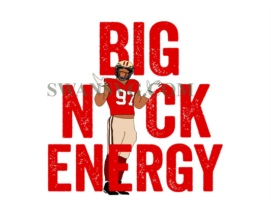 Vintage Nick Bosa Big Nick Energy SVG, Trending Design File