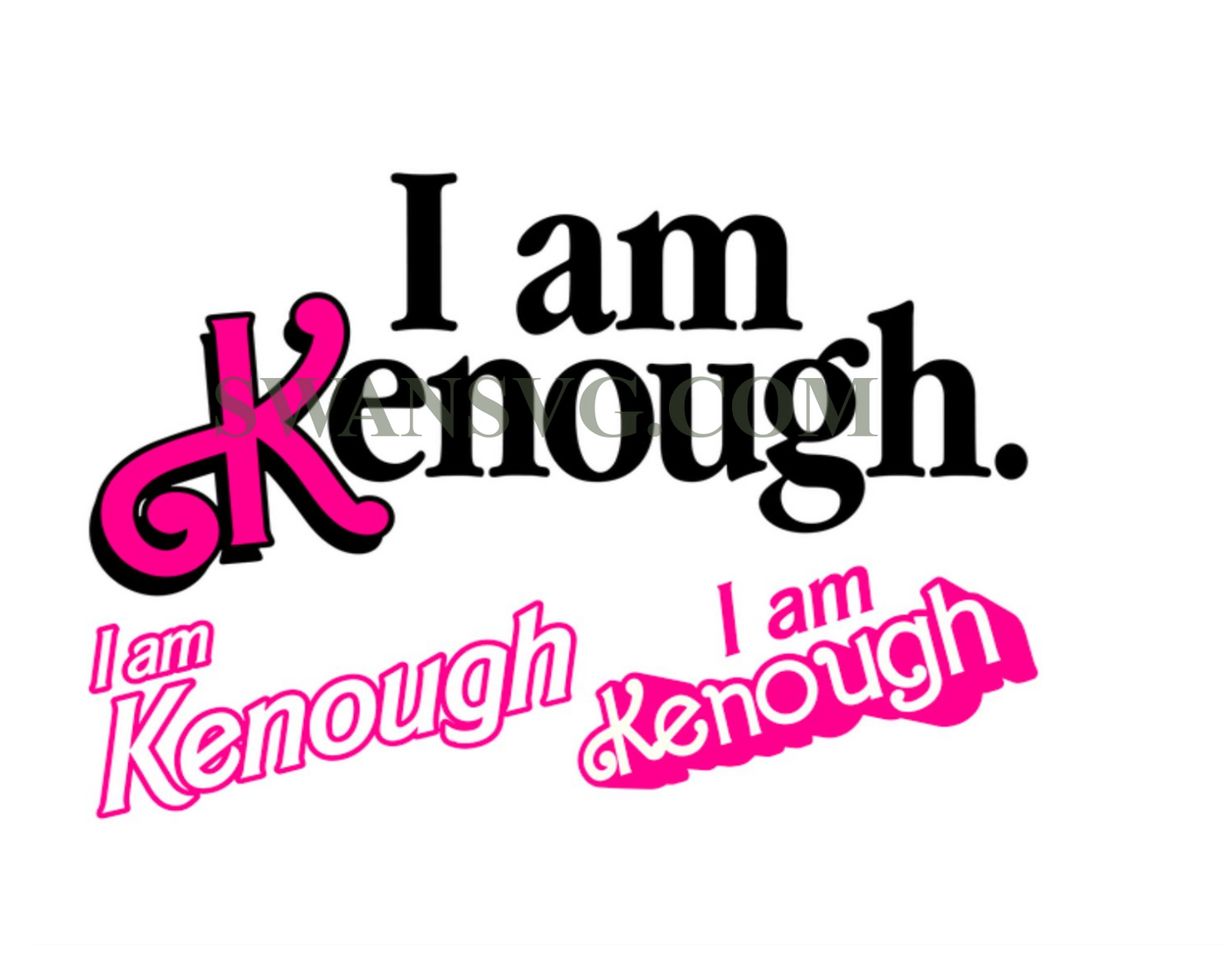 i am kenough, i am kneough Png shirt, I am kenough Barbie Png
