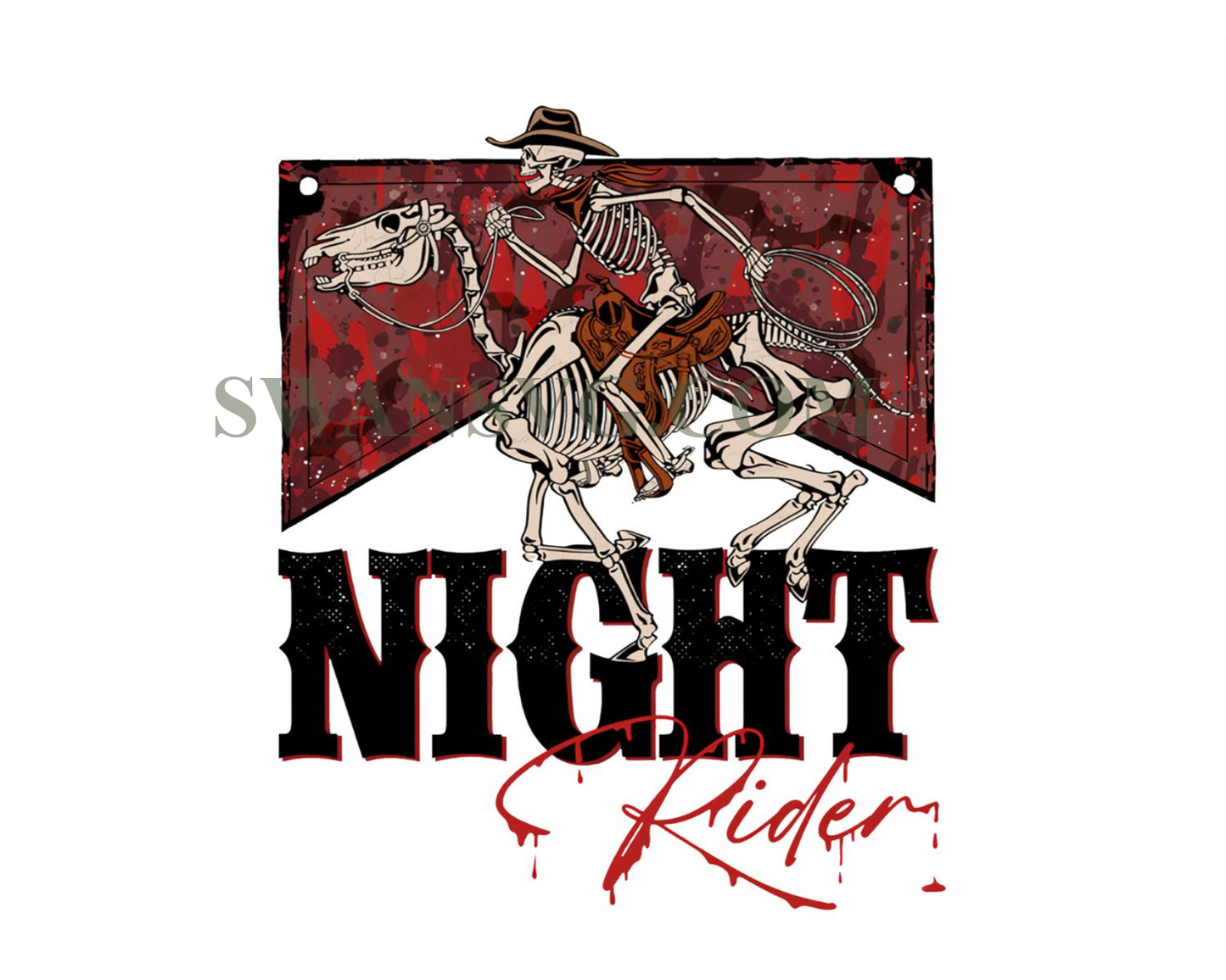 Halloween PNG, Night Rider, Digital Download, Spooky Season