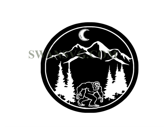 Bigfoot Svg download Cut File Sasquatch svg big foot Sasquatch