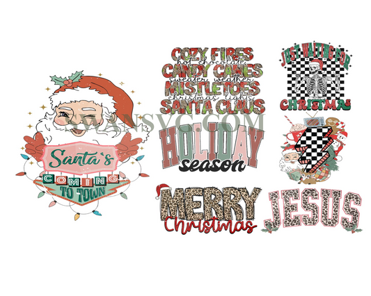 Christmas Bundle Png, Merry Christmas Png, Christmas png, Santa Claus