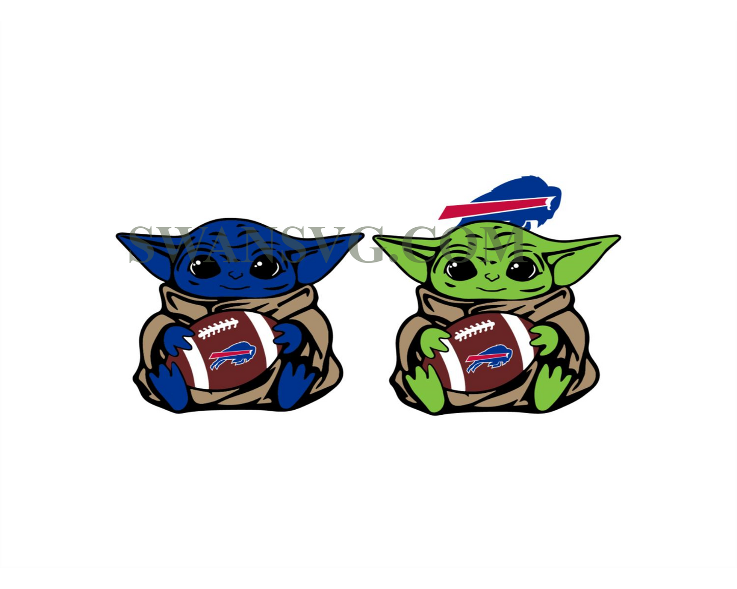 Buffalo Bills Baby Yoda NFL Svg, Sport Svg, Football