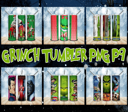 Bundle 20OZ Grinch Png, Grinch Png, Grinch Tumbler Png