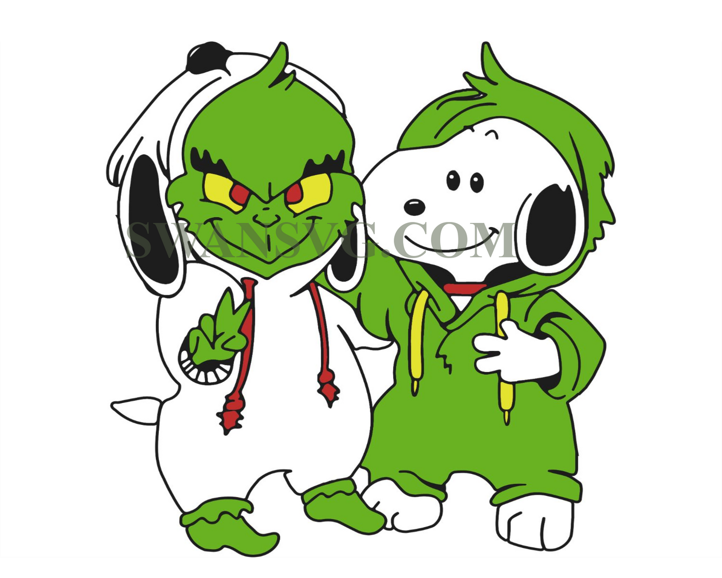 Grinch And Snoopy Svg, Halloween Svg, Snoopy Svg, Grinch Svg