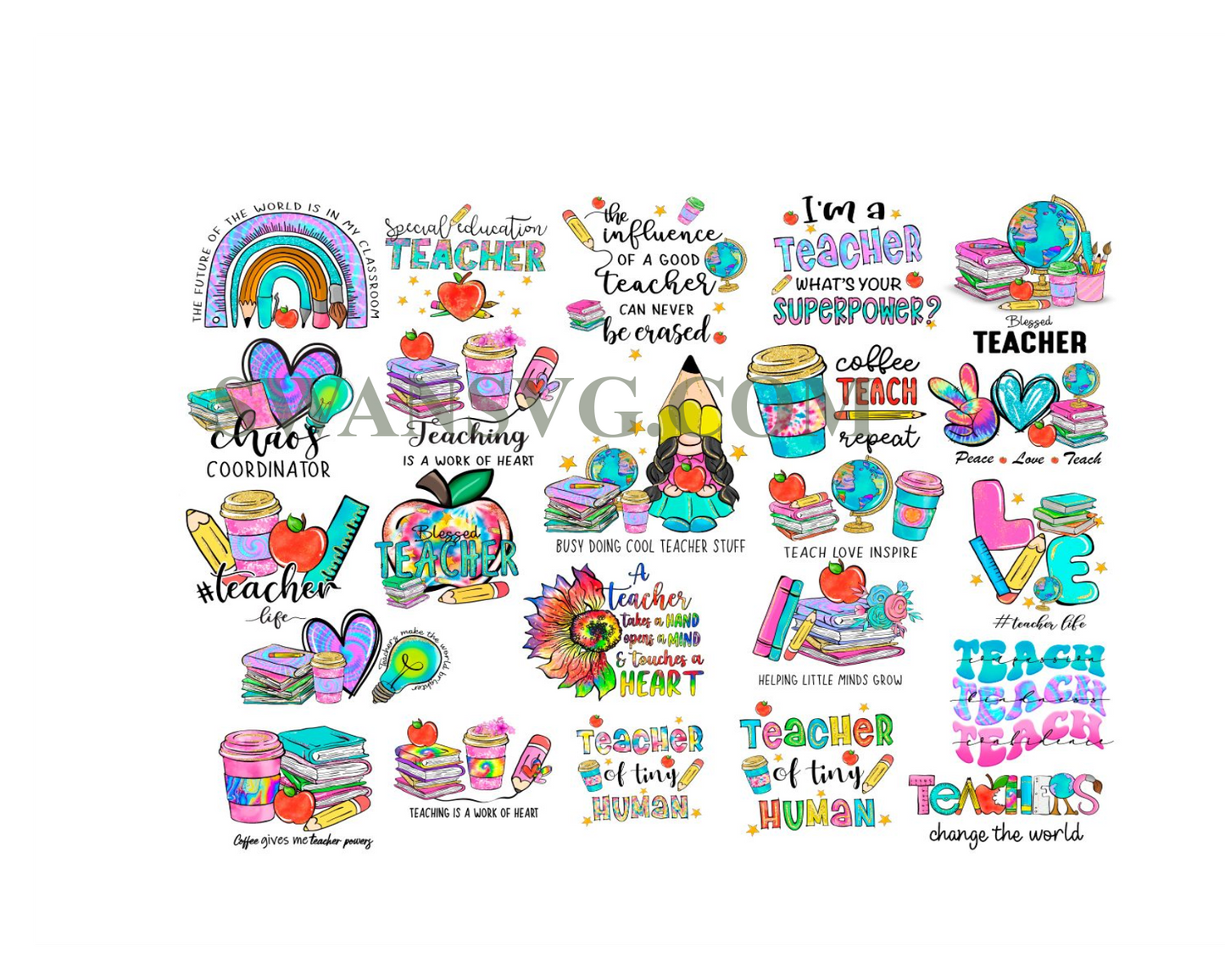 Teacher BIG BUNDLE sublimation PNG, Teacher sublimation file