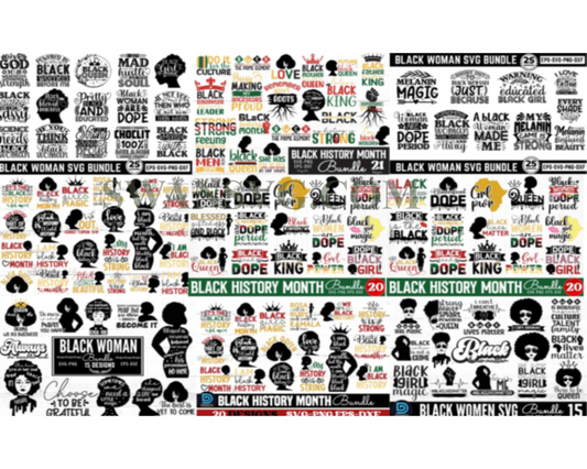 Mega Black History Month SVG Bundle