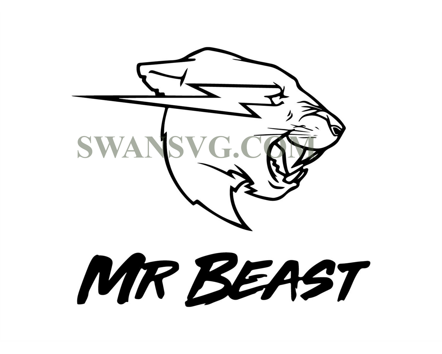 Mr Beast Svg, Mr Beast Png, Beast Logo, Clipart, Vector Files