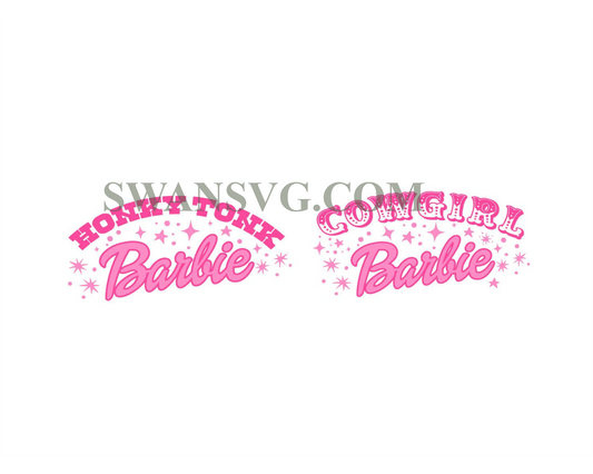 Honky Tonk Barbie, Cow Girl Barbie PNG, SVG, Girl Western svg