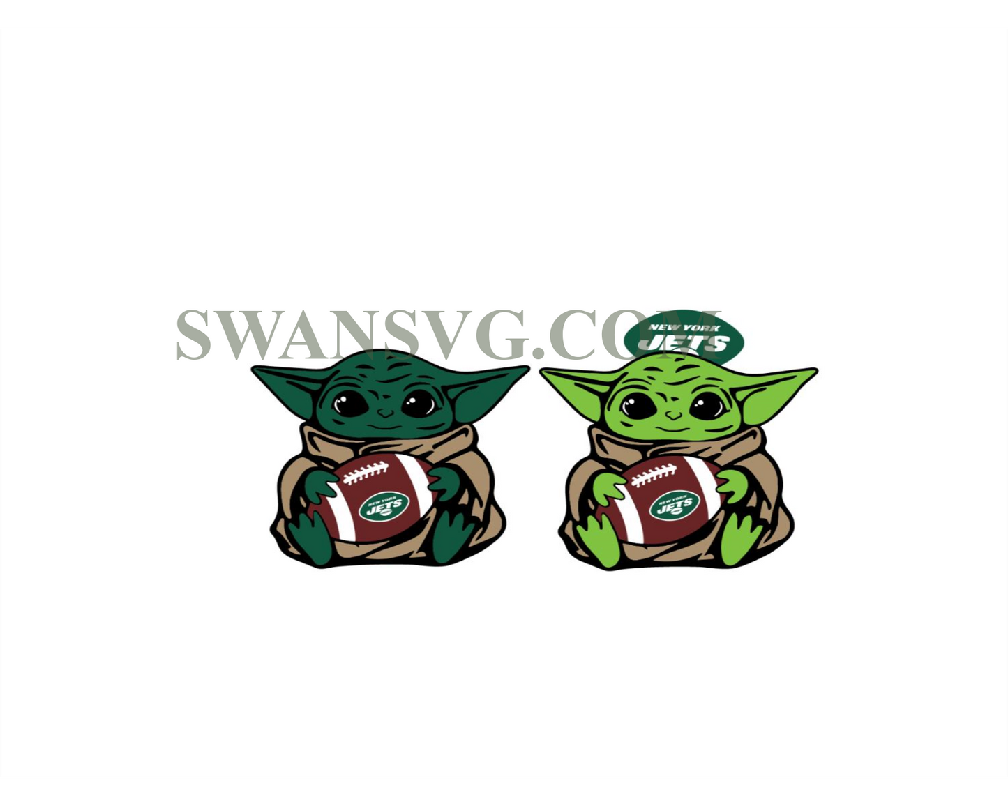 New York Jets Baby Yoda NFL Svg, Sport Svg, Football