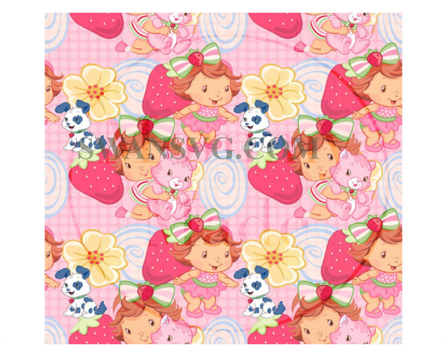 Strawberry Shortcake Baby Seamless Graphic