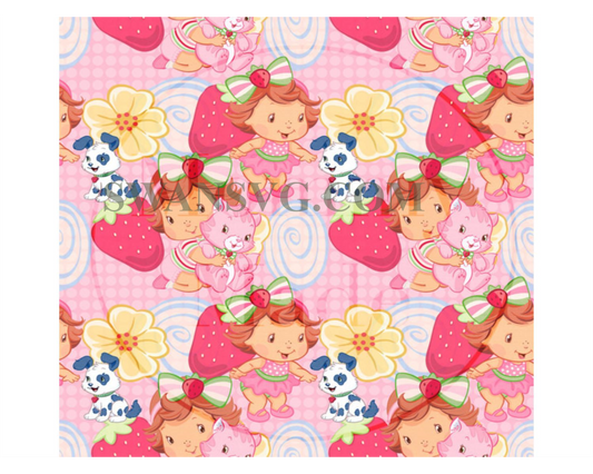 Strawberry Shortcake Baby Seamless Graphic