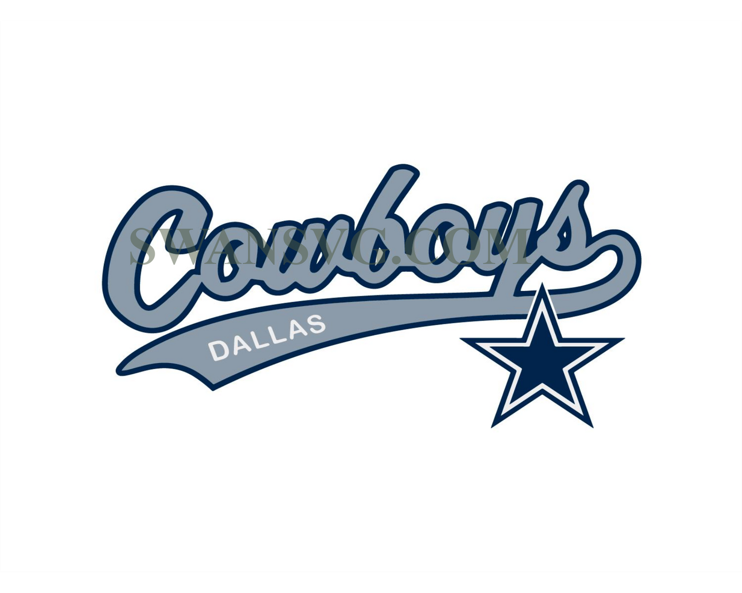 Dallas Cowboy Logo Sport Team NFL Svg Digital Download