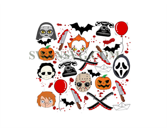 Scary Horror Characters, Halloween Png, Horror Characters Png, Movie