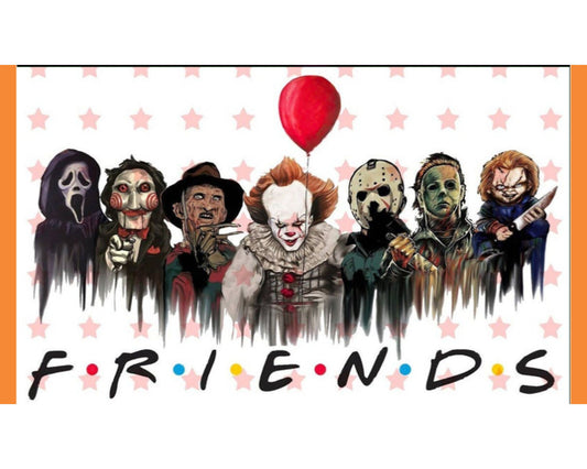 Friends Killers Team Png, Halloween Png, Horror Characters Png