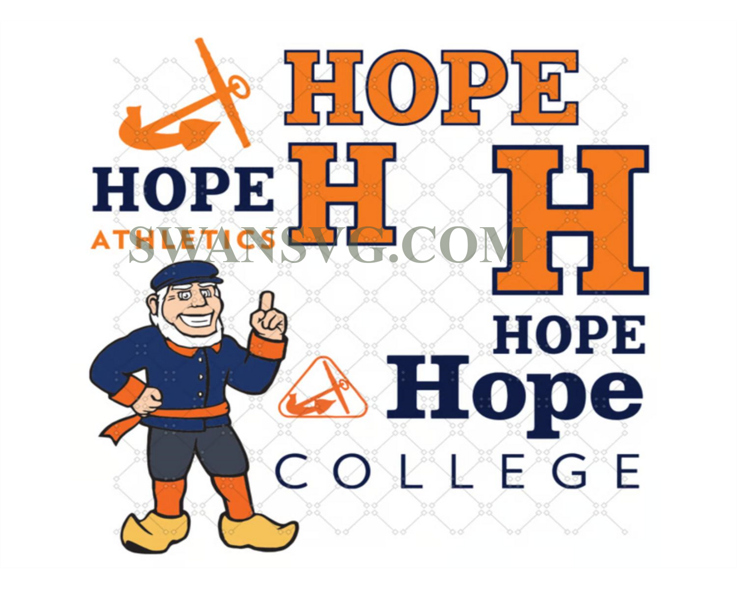 Hope Athletics svg, Trending Svg, hope college svg