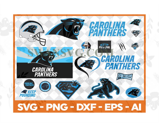 Carolina Panthers Svg,Nfl Logo Svg, Panthers Svg, Panthers Logo svg