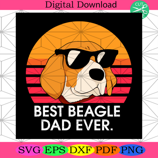 Best Beagle Dad Ever Svg, Dad And Son, Reel Dad Svg