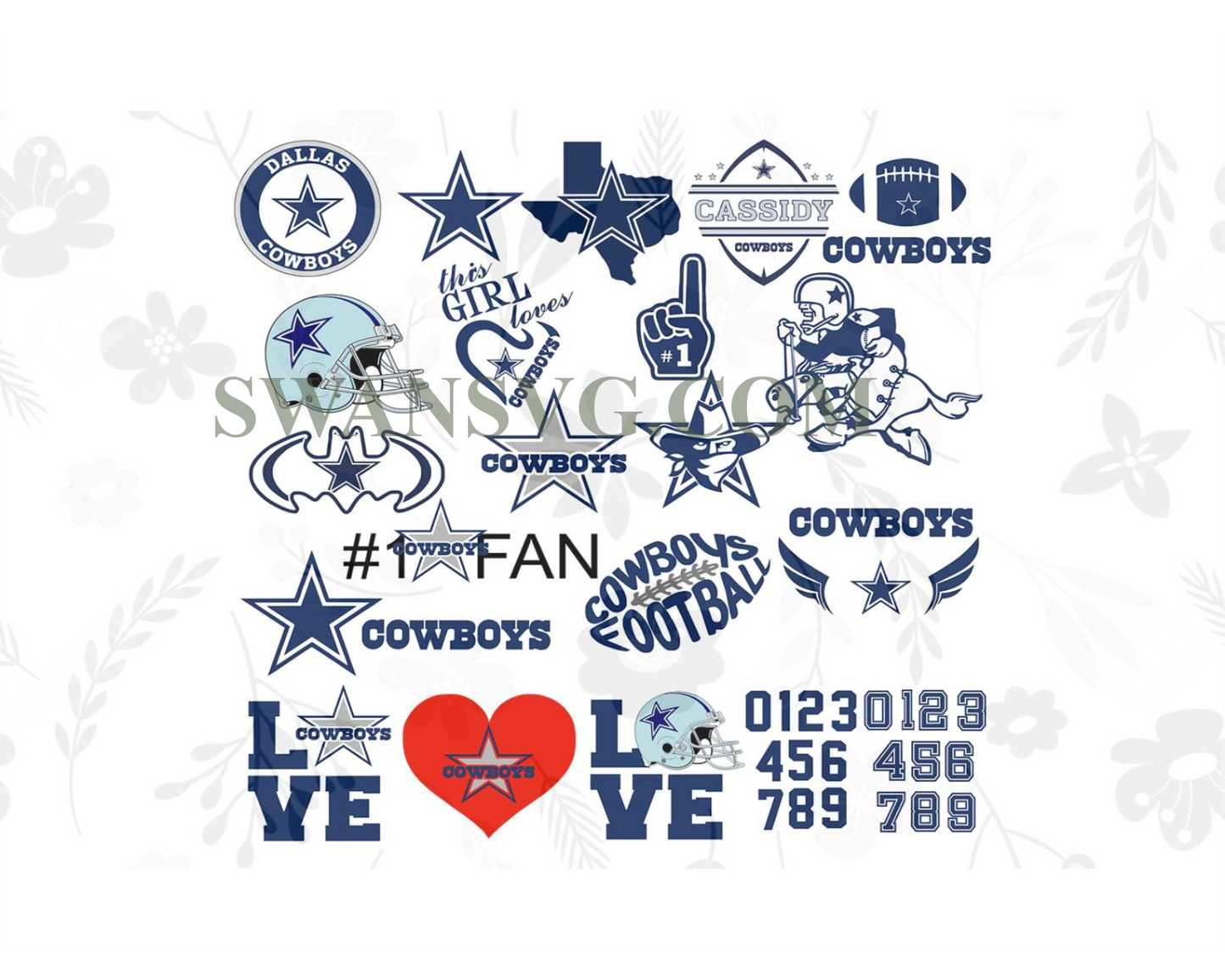 Dallas Cowboys bundle logo sport svg, Dallas Cowboys bundle svg