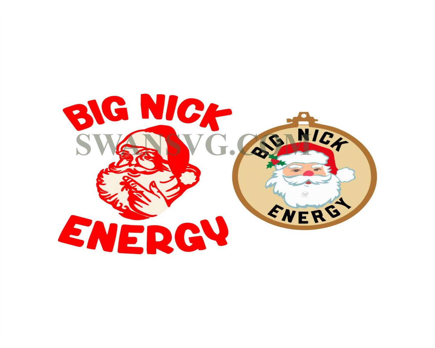 Big Nick Energy svg, Santa Xmas Funny Christmas design svg