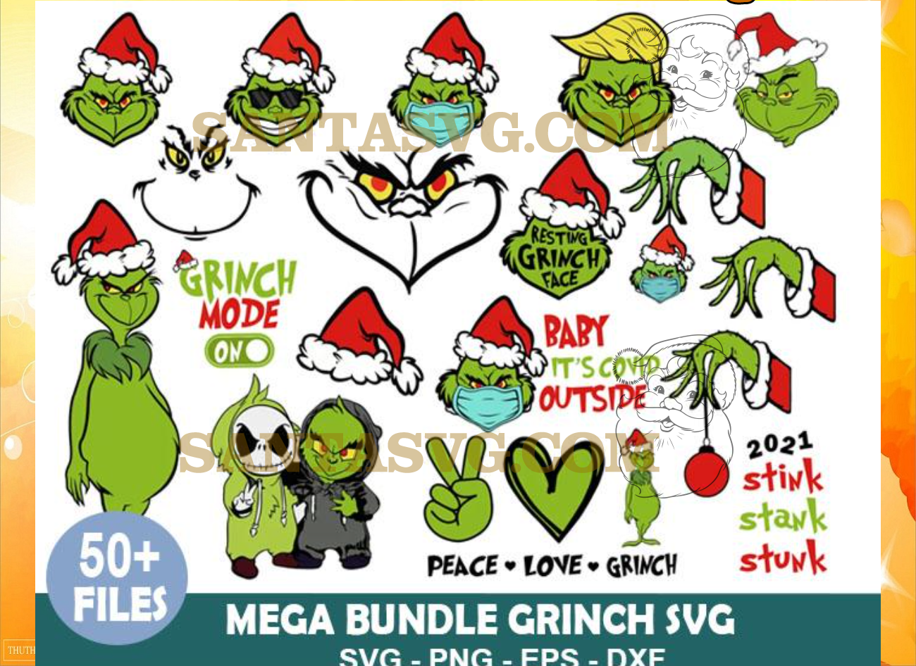 Grinch Quotes SVG Bundle,  Grinch Svg, Christmas Svg, Grinch Face Svg