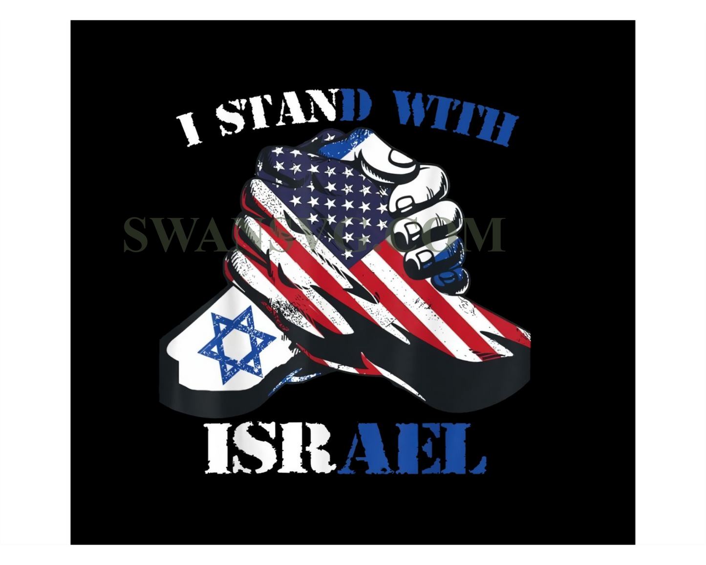 I Stand With Israel Support Israel Love Israeli Brotherhood T-Shirt