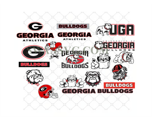 Georgia Bulldogs Logo Svg, Sport Svg, Georgia Bull