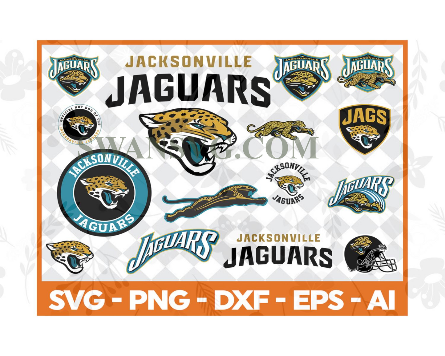 Jacksonville Jaguars,nfl svg,Football svg file