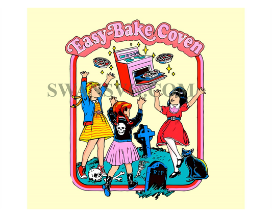 Retro Halloween PNG, Easy Bake Coven PNG, 90s Halloween PNG