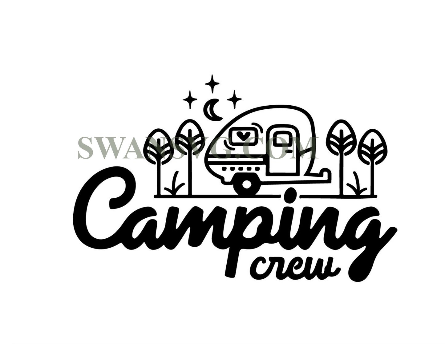 Camping Crew SVG Camp Life Svg Family Camping Svg Summer Svg