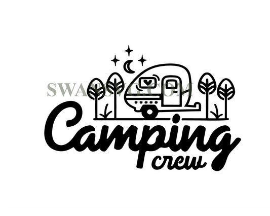 Camping Crew SVG Camp Life Svg Family Camping Svg Summer Svg