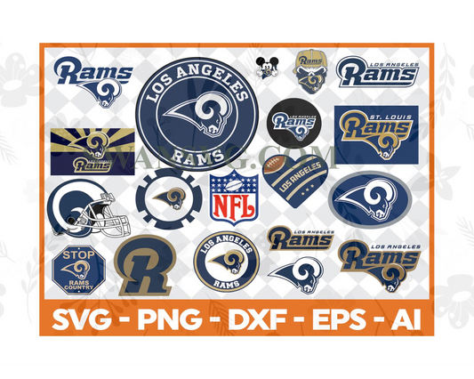 Los Angeles Rams,nfl svg,Football svg file,Football