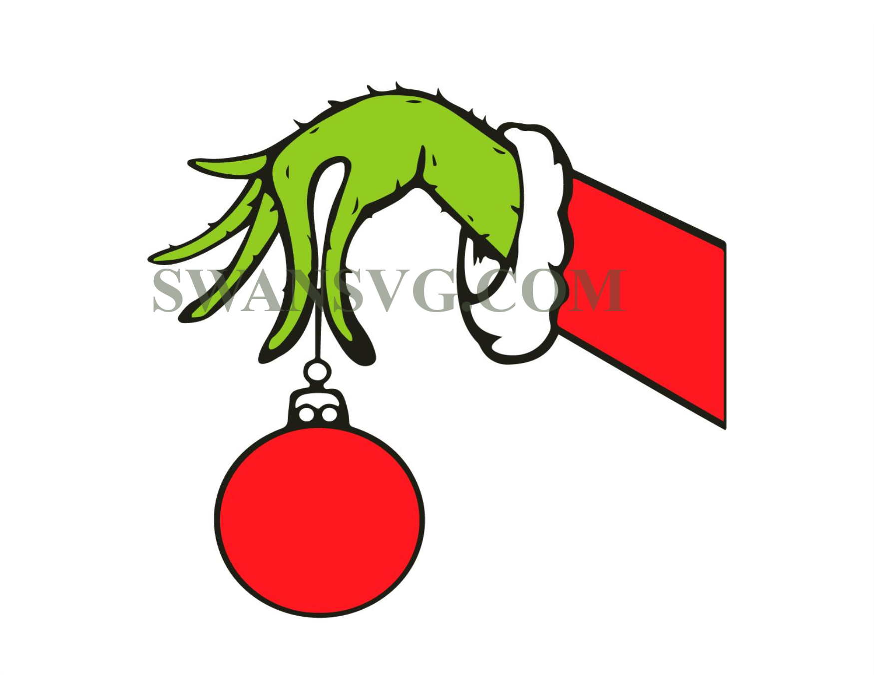 Grinch Hand/Ornament - Dr. Seuss - Christmas SVG PNG - Digital Designs ...