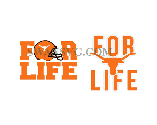 Texas Longhorn For Life Svg Texas Longhorn Svg Digital Download