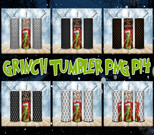 Bundle 20OZ Grinch Png, Grinch Png, Grinch Tumbler Png