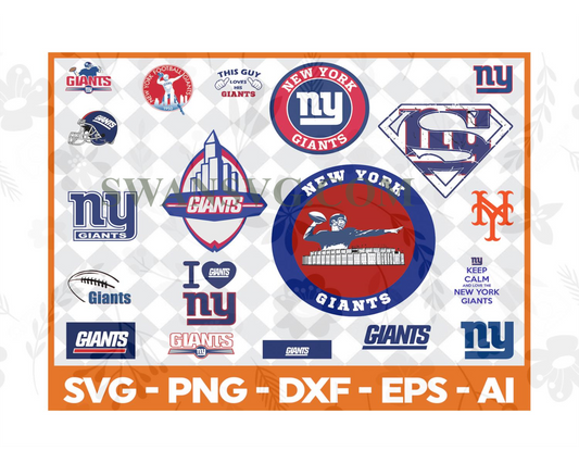 New York Giants,nfl svg,Football svg file,Football