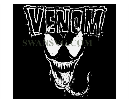 Venom svg png dxf eps files for silhouette venom svg