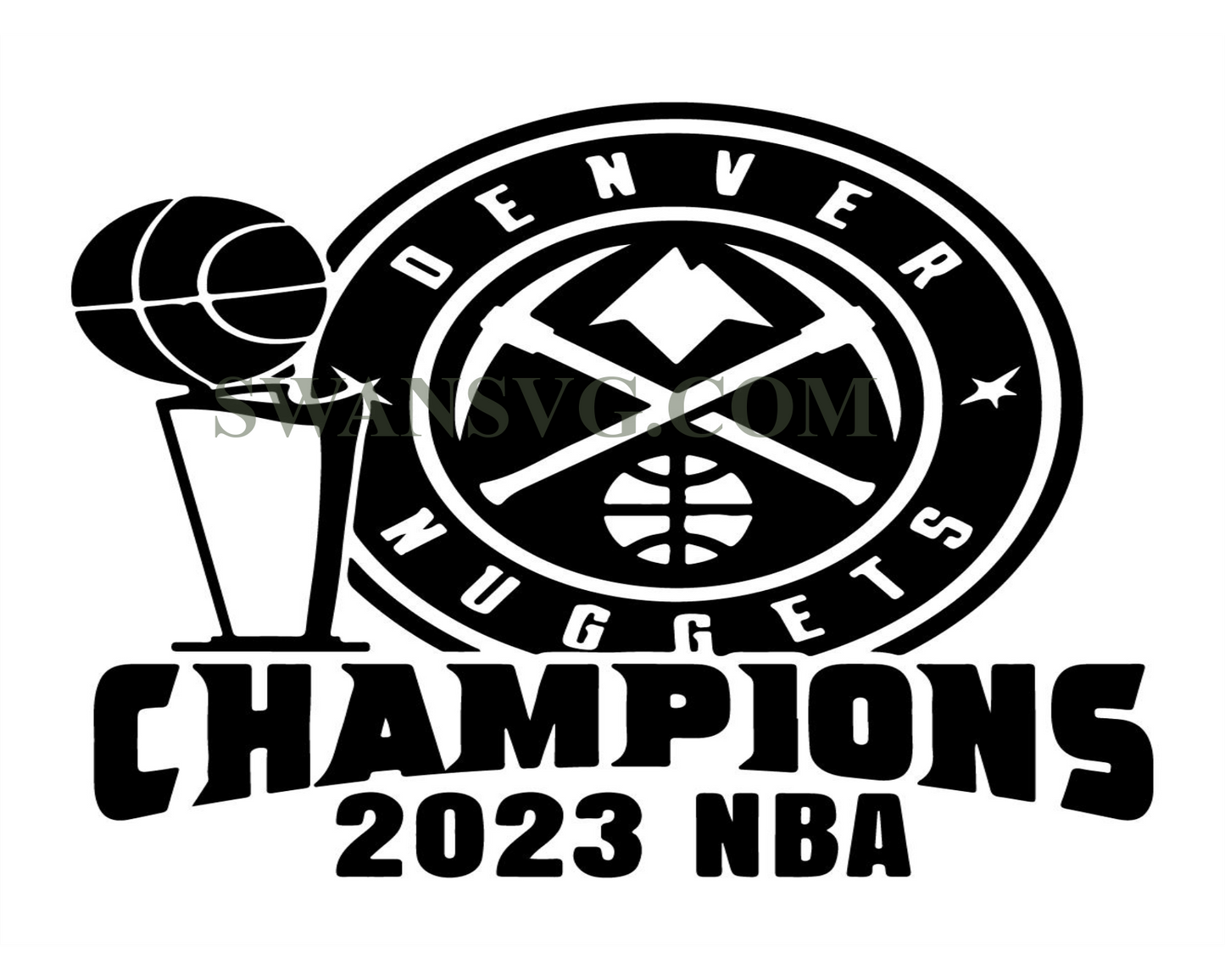 Denver Champions SVG Png, Nuggets Champions 2023, Instant Download