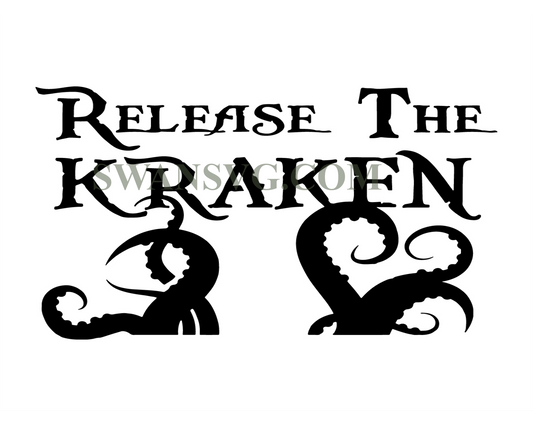 Release The Kraken Svg Pirate Svg Octopus Svg