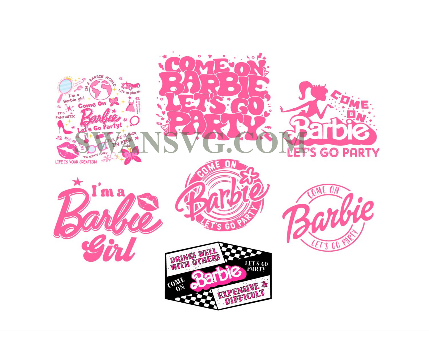 Barbie svg, barbie pink, barbie movie, barbie logo svg, i am kenough