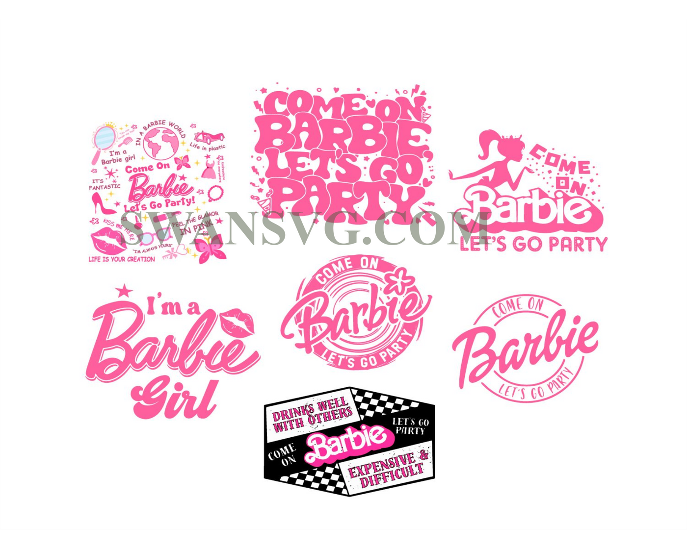 Barbie svg, barbie pink, barbie movie, barbie logo svg, i am kenough s