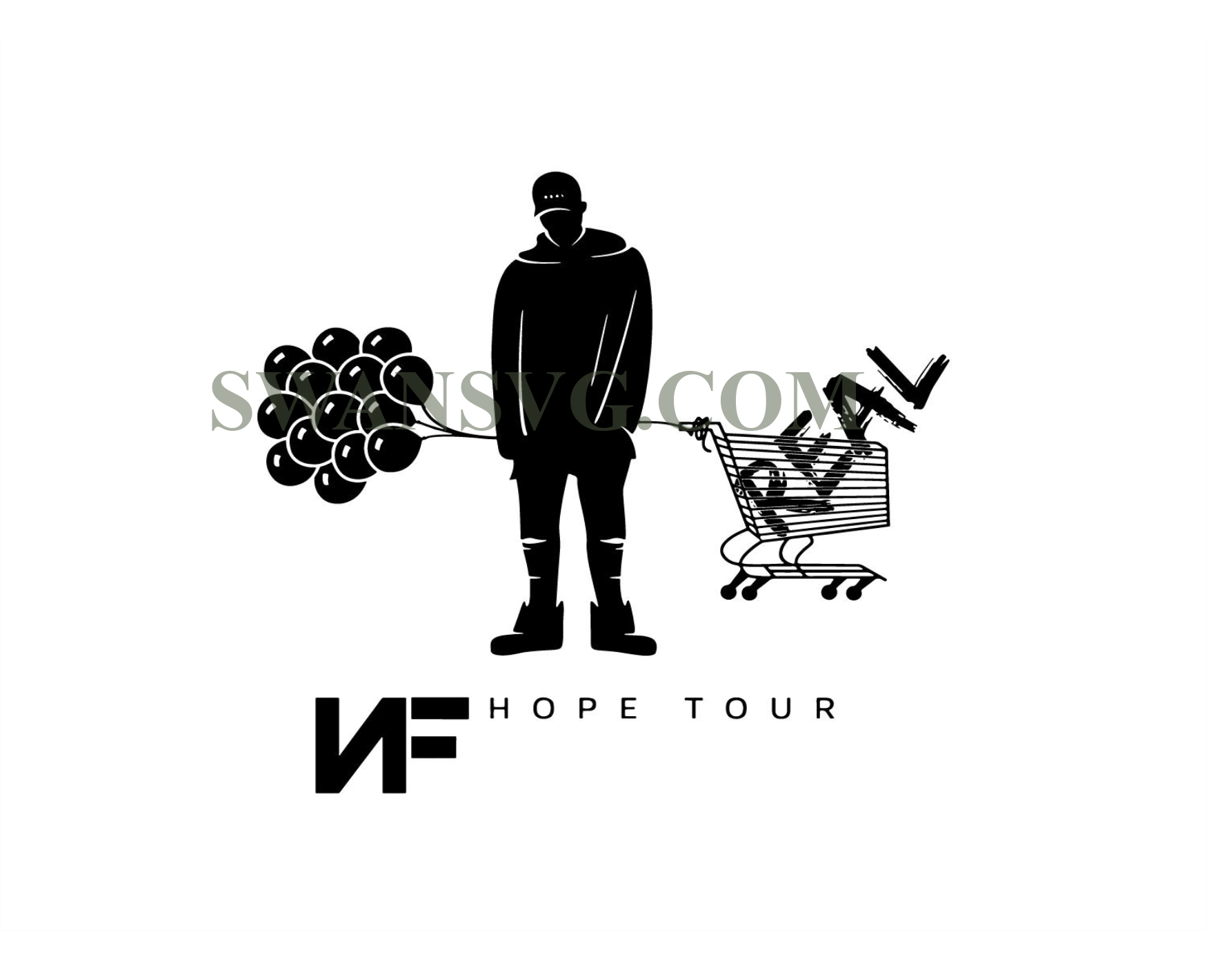 NF Rapper Png, Hope Album Png, NF Hope Tracklist Png, NF Tour Shirt, 9 ...